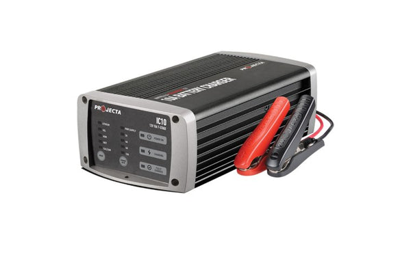 12V Automatic 10 Amp 7 Stage Battery Charger Multi Chemistry Lithium - Mick Tighe 4x4 & Outdoor-Projecta-IC10--12V Automatic 10 Amp 7 Stage Battery Charger Multi Chemistry Lithium