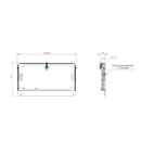 Right Hand Barn Door Table to to suit Toyota Landcruiser Troop Carrier & 76 Series - Mick Tighe 4x4 & Outdoor - Overland Tourers Australia - OTA78 - 2022 - 005KIT - Right Hand Barn Door Table to to suit Toyota Landcruiser Troop Carrier & 76 Series