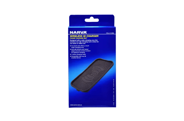Wireless Phone Charging Mat (Blister Pack of 1) - Mick Tighe 4x4 & Outdoor-Narva-81120BL--Wireless Phone Charging Mat (Blister Pack of 1)