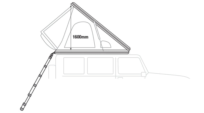 Swift 1400 Rooftop Tent - Mick Tighe 4x4 & Outdoor-Ironman 4x4-IRTT0012--Swift 1400 Rooftop Tent