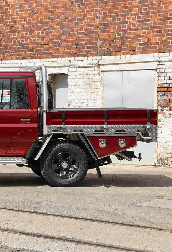 Merlot Dual Cab 79 Series | Norweld Deluxe Tray - Mick Tighe 4x4 & Outdoor