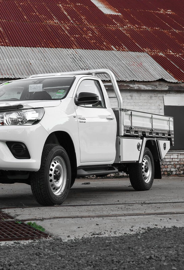 White Single Cab Hilux | Norweld Deluxe Tray - Mick Tighe 4x4 & Outdoor