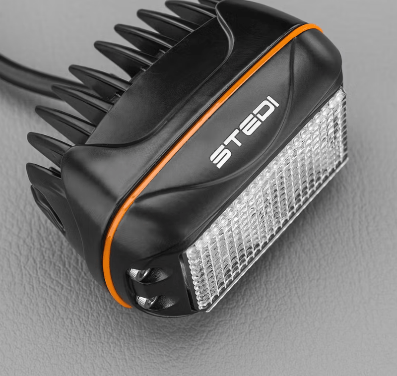 10W Mini V2 LED Amber Flood Light (1500K) - Mick Tighe 4x4 & Outdoor - Stedi - LEDMINI - 10W - AMBER - 10W Mini V2 LED Amber Flood Light (1500K)