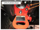 Recovery Point, Red - LandCruiser 70 Series Left Front [2812030]