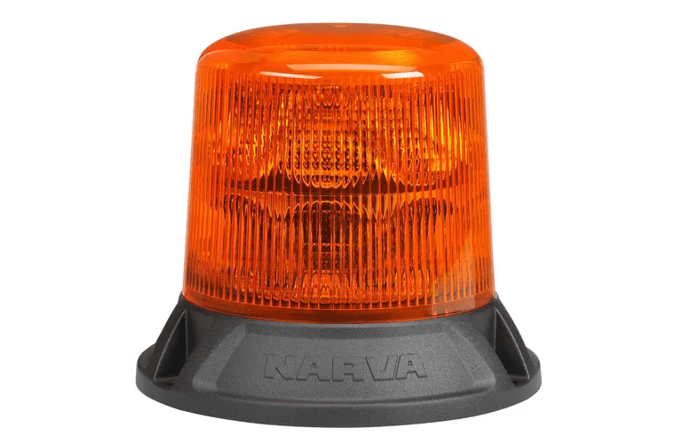 9 - 33 VOLT SHORT PROFILE EUROTECH HD LED STROBE/ROTATOR (AMBER), FLANGE BASE - Mick Tighe 4x4 & Outdoor - Narva - 85268A - 9 - 33 VOLT SHORT PROFILE EUROTECH HD LED STROBE/ROTATOR (AMBER), FLANGE BASE