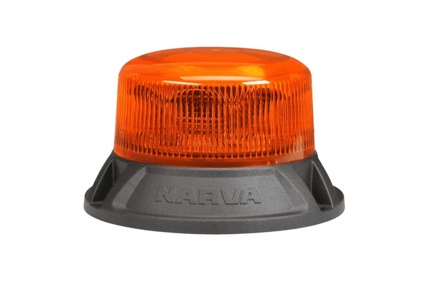 9 - 33 VOLT SHORT PROFILE EUROTECH HD LED STROBE/ROTATOR (AMBER), FLANGE BASE - Mick Tighe 4x4 & Outdoor - Narva - 85264A - 9 - 33 VOLT SHORT PROFILE EUROTECH HD LED STROBE/ROTATOR (AMBER), FLANGE BASE
