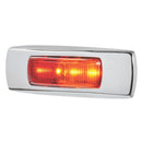 9–33 VOLT SURFACE MOUNT LED SIDE MARKER LAMP (RED/AMBER) WITH CHROME COVER AND 0.5MCABLE - Mick Tighe 4x4 & Outdoor - Narva - 96802 - 9–33 VOLT SURFACE MOUNT LED SIDE MARKER LAMP (RED/AMBER) WITH CHROME COVER AND 0.5MCABLE