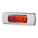 9–33 VOLT SURFACE MOUNT LED SIDE MARKER LAMP (RED/AMBER) WITH CHROME COVER AND 0.5MCABLE - Mick Tighe 4x4 & Outdoor - Narva - 96802 - 9–33 VOLT SURFACE MOUNT LED SIDE MARKER LAMP (RED/AMBER) WITH CHROME COVER AND 0.5MCABLE