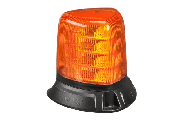 Aerotech® Tall Amber LED Strobe (Flange) - Mick Tighe 4x4 & Outdoor-Narva-85612A--Aerotech® Tall Amber LED Strobe (Flange)