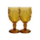 Amber Goblet Glass – Set of 2 - Mick Tighe 4x4 & Outdoor - Wandering Folk - WFWGA -  - Amber Goblet Glass – Set of 2
