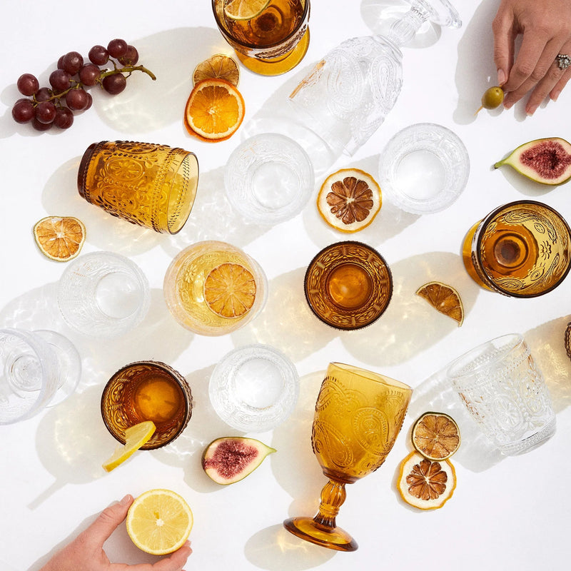 Amber Tumbler Glass – Set of 4 - Mick Tighe 4x4 & Outdoor - Wandering Folk - WFTA -  - Amber Tumbler Glass – Set of 4