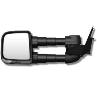 Clearview Towing Mirrors to suit Nissan Patrol Y62 with fitted snorkel [Compact Pair Heat Camera Power - Fold Indicators Electric Black] - Mick Tighe 4x4 & Outdoor - Mick Tighe 4x4 & Outdoor - CVC - NP - Y62 - 2HVFIEB - Clearview Towing Mirrors to suit Nissan Patrol Y62 with fitted snorkel [Compact Pair Heat Camera Power - Fold Indicators Electric Black]