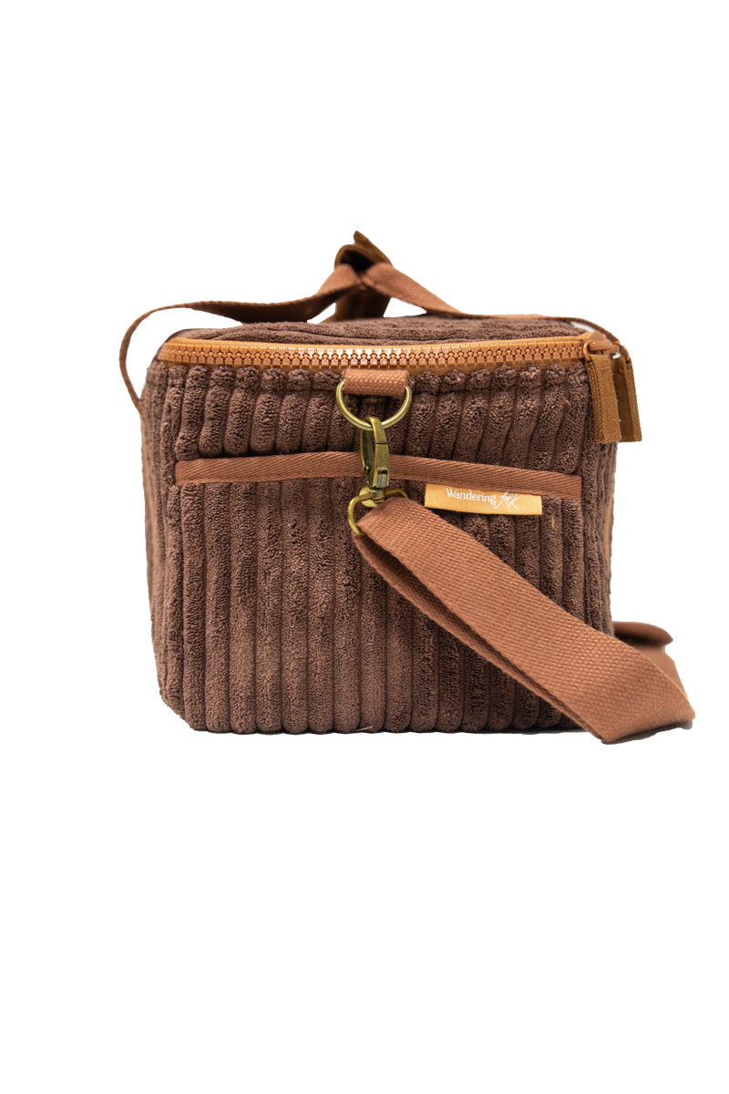 Cord Cooler Bag Mini – Chocolate - Mick Tighe 4x4 & Outdoor - Wandering Folk - WFCBMCCH -  - Cord Cooler Bag Mini – Chocolate