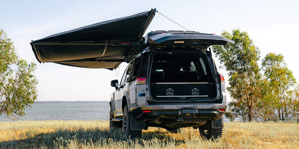 Deltawing 180* Awning | 2.1m - Mick Tighe 4x4 & Outdoor - Ironman 4x4 - IAWN180023 - Deltawing 180* Awning | 2.1m