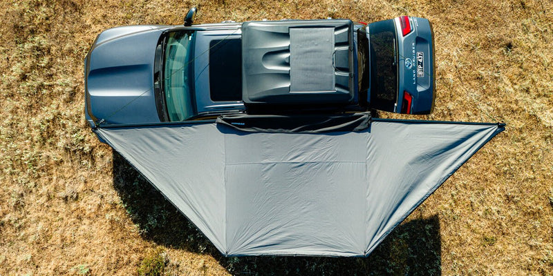 Deltawing 180* Awning | 2.1m - Mick Tighe 4x4 & Outdoor - Ironman 4x4 - IAWN180023 - Deltawing 180* Awning | 2.1m