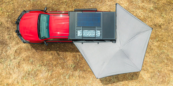 Deltawing 270* Awning | Right - Hand Side (Driver's side) - Mick Tighe 4x4 & Outdoor - Ironman 4x4 - IAWN270R045 - Deltawing 270* Awning | Right - Hand Side (Driver's side)