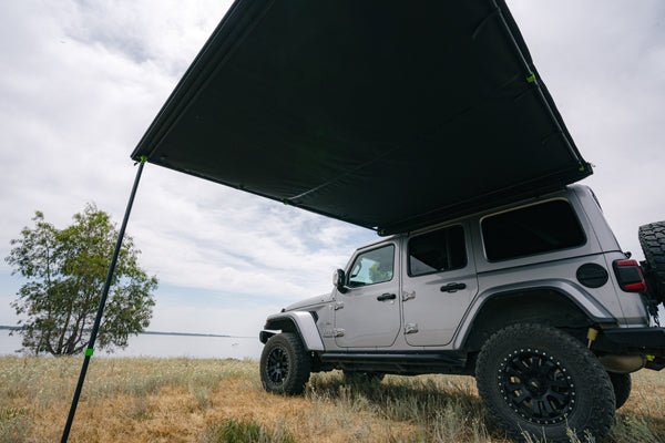 Deltawing 90* Awning | 1.4m - Mick Tighe 4x4 & Outdoor - Ironman 4x4 - IAWNINGXT1.4M - Deltawing 90* Awning | 1.4m