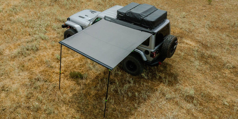 Deltawing 90* Awning | 2.5m - Mick Tighe 4x4 & Outdoor - Ironman 4x4 - IAWNINGXT2.5M - Deltawing 90* Awning | 2.5m