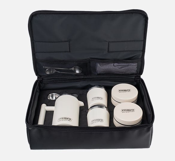 Deluxe Coffee Kit (Cream) - Mick Tighe 4x4 & Outdoor - MSA 4X4 - 45043 - Deluxe Coffee Kit (Cream)