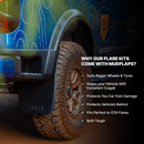 Flare & Mudflap Kit to suit Next - Gen Ford Ranger - Mick Tighe 4x4 & Outdoor - Overland Tourers Australia - OTA - KNGRFL06 - Flare & Mudflap Kit to suit Next - Gen Ford Ranger