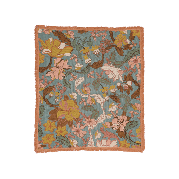 Flora Throw – Regular (Apricot) - Mick Tighe 4x4 & Outdoor - Wandering Folk - WFWTFAL -  - Flora Throw – Regular (Apricot)