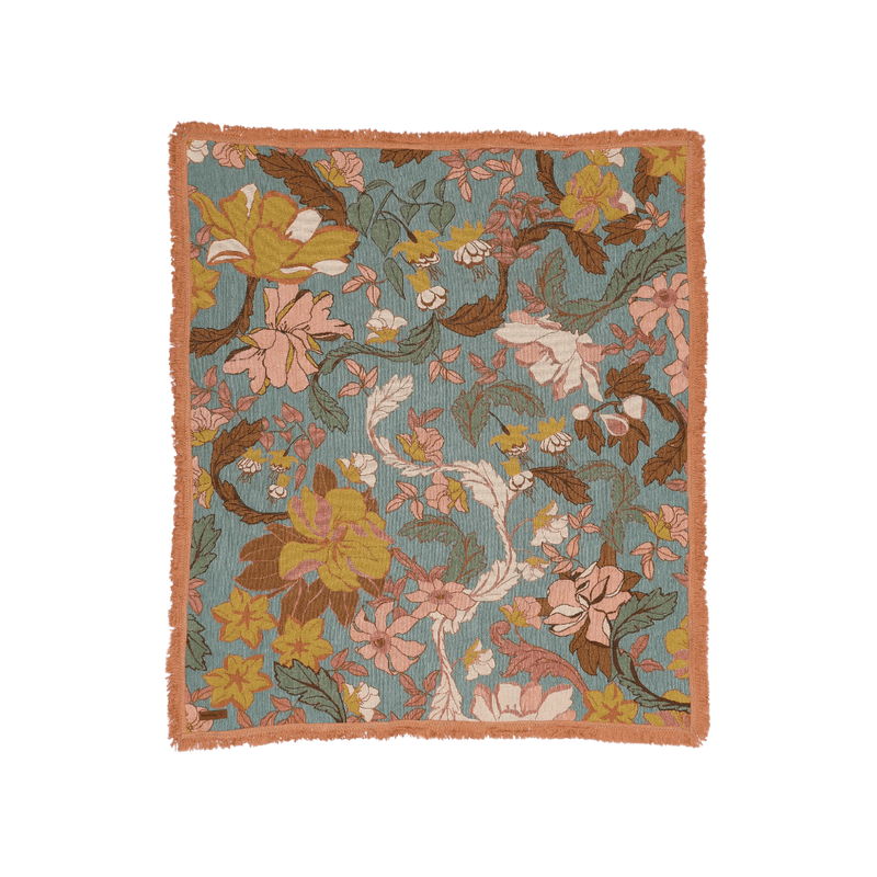 Flora Throw – Regular (Apricot) - Mick Tighe 4x4 & Outdoor - Wandering Folk - WFWTFAL -  - Flora Throw – Regular (Apricot)