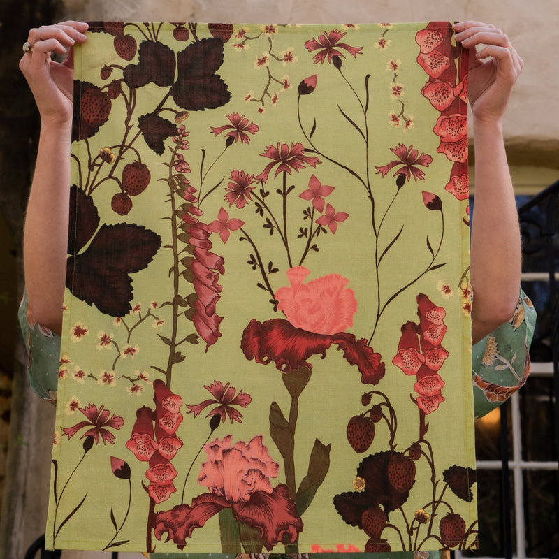 Flourish Tea Towel – Matcha - Mick Tighe 4x4 & Outdoor - Wandering Folk - WFTTFM -  - Flourish Tea Towel – Matcha