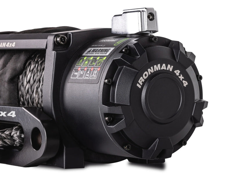 Frontier 12,000lb Synthetic Winch - Mick Tighe 4x4 & Outdoor - Ironman 4x4 - IMW12000MSR - Frontier 12,000lb Synthetic Winch