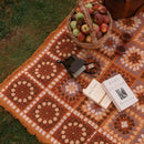 Granny Square Throw – Chai - Mick Tighe 4x4 & Outdoor - Wandering Folk - WFWTGC -  - Granny Square Throw – Chai