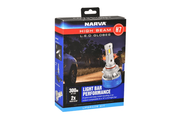 H7 12/24V Gen III High Beam LED Performance Globe Kit - Mick Tighe 4x4 & Outdoor-Narva-18447H--H7 12/24V Gen III High Beam LED Performance Globe Kit