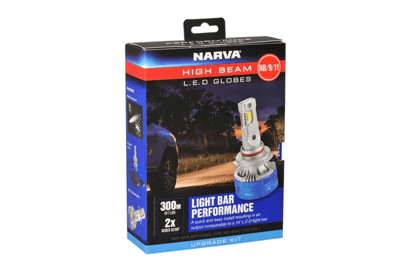 H8/H9/H11 12/24V Gen III High Beam LED Performance Globe Kit - Mick Tighe 4x4 & Outdoor-Narva-18448H--H8/H9/H11 12/24V Gen III High Beam LED Performance Globe Kit