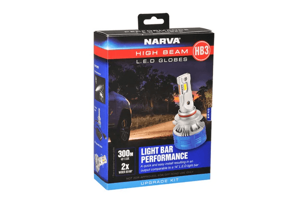 HB3 12/24V Gen III High Beam LED Performance Globe Kit - Mick Tighe 4x4 & Outdoor-Narva-18445H--HB3 12/24V Gen III High Beam LED Performance Globe Kit