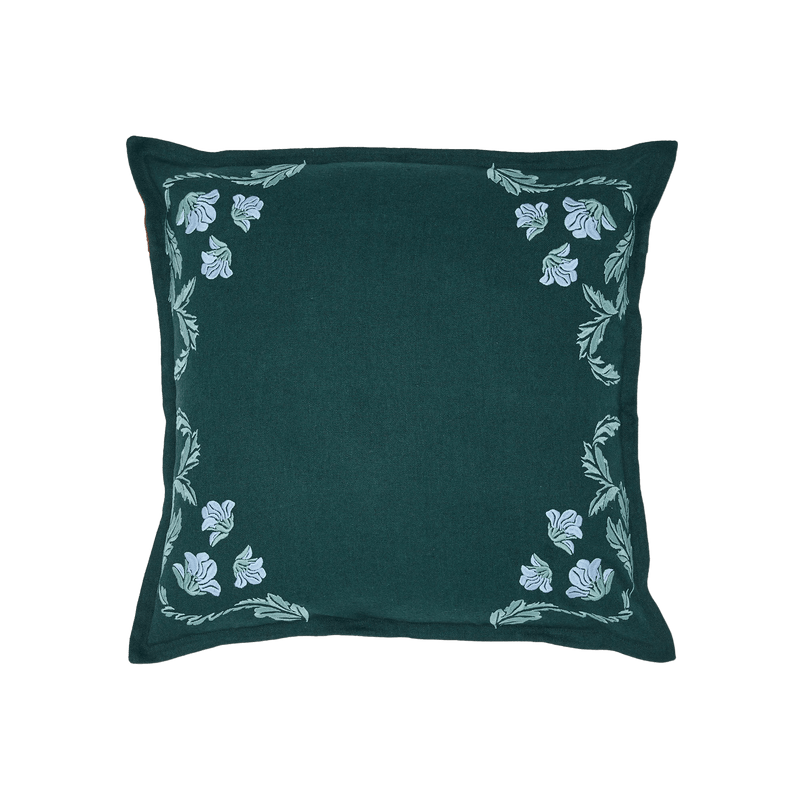 Hemp Cushion Cover – Teal - Mick Tighe 4x4 & Outdoor - Wandering Folk - WFCCFTT -  - Hemp Cushion Cover – Teal