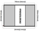 Ironman 4x4 Fridge Slide - 65L, 74L - Inc. 4 x Straps (TILT) - Mick Tighe 4x4 & Outdoor - Ironman 4x4 - IFRIDGESLIDE023 - Ironman 4x4 Fridge Slide - 65L, 74L - Inc. 4 x Straps (TILT)
