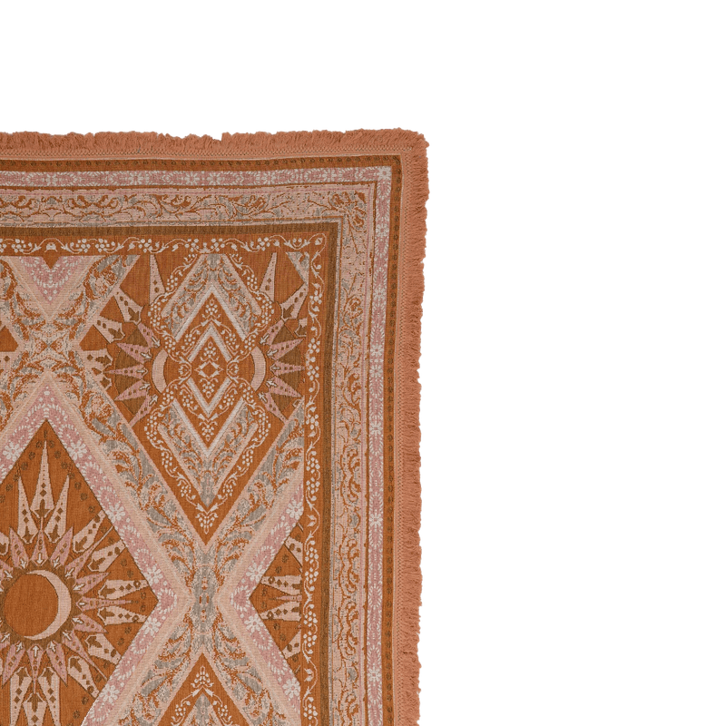 Moonrise Throw – Coral - Mick Tighe 4x4 & Outdoor - Wandering Folk - WFWTMR -  - Moonrise Throw – Coral