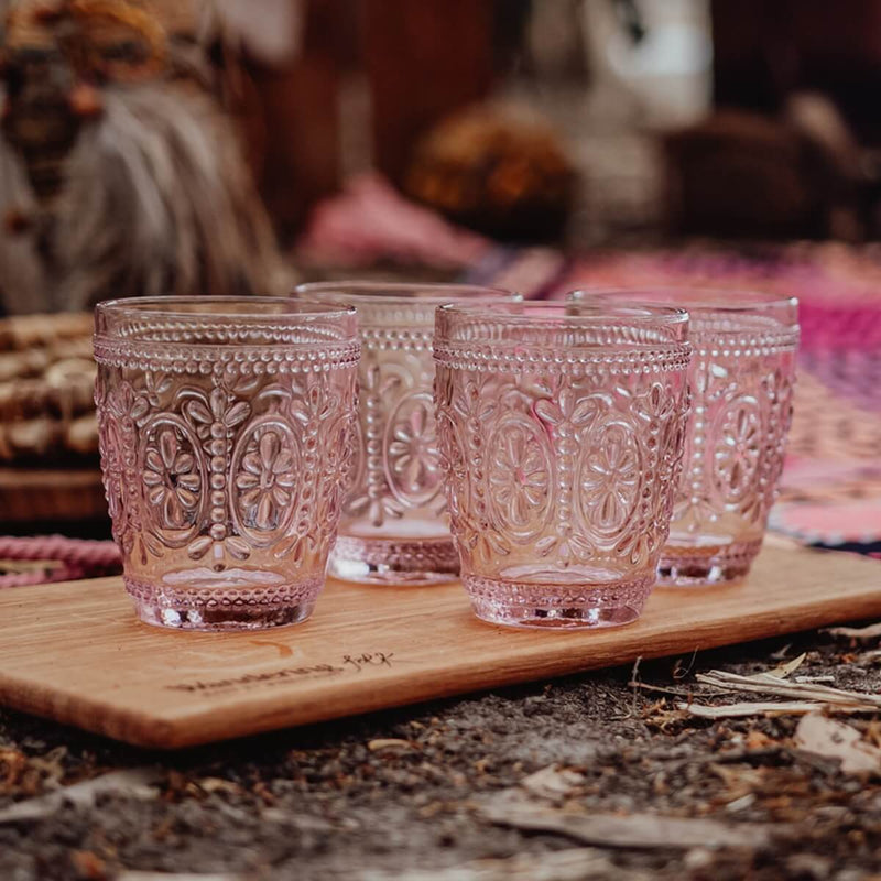 Primrose Tumbler Glass – Set of 4 - Mick Tighe 4x4 & Outdoor - Wandering Folk - WFTP -  - Primrose Tumbler Glass – Set of 4