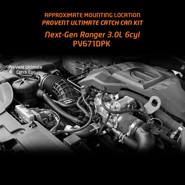 ProVent Ultimate Catch Can Kit NEXT GEN RANGER / EVEREST & VW AMAROK V6 (PV671DPK) - Mick Tighe 4x4 & Outdoor - Direction Plus - PV671DPK - ProVent Ultimate Catch Can Kit NEXT GEN RANGER / EVEREST & VW AMAROK V6 (PV671DPK)