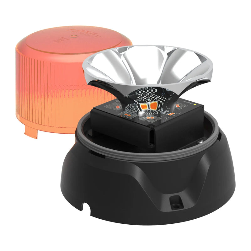 PULSE II LED Flange Strobe (Amber) - Mick Tighe 4x4 & Outdoor - Narva - 85246A - 1 - PULSE II LED Flange Strobe (Amber)