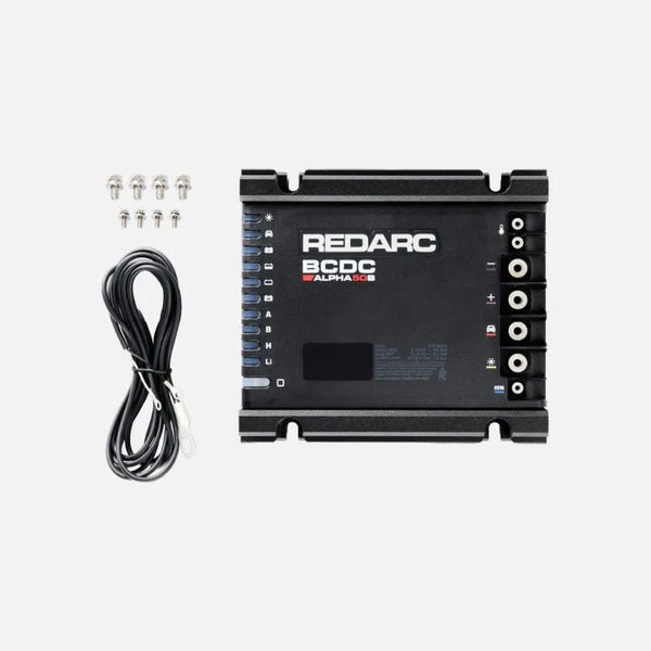 REDARC BCDC Alpha50 12V 50A DC Battery Charger - Mick Tighe 4x4 & Outdoor - REDARC - BCDC12050B -  - REDARC BCDC Alpha50 12V 50A DC Battery Charger