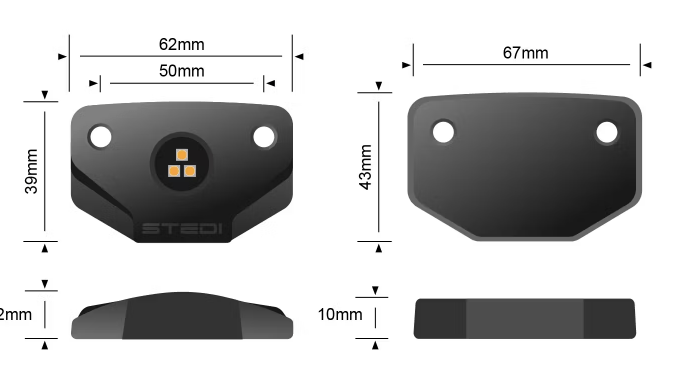 Surface LED Rock Light | White (5700k) - Mick Tighe 4x4 & Outdoor - Stedi - LEDROCK - WHT - 1PC - Surface LED Rock Light | White (5700k)