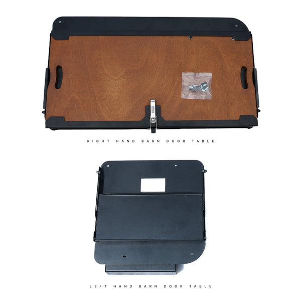 Troopy & 76 Series Barn Door Table | Left & Right Bundle Deal - Mick Tighe 4x4 & Outdoor - Overland Tourers Australia - OTA - 78 - BUNDLE1 - Troopy & 76 Series Barn Door Table | Left & Right Bundle Deal