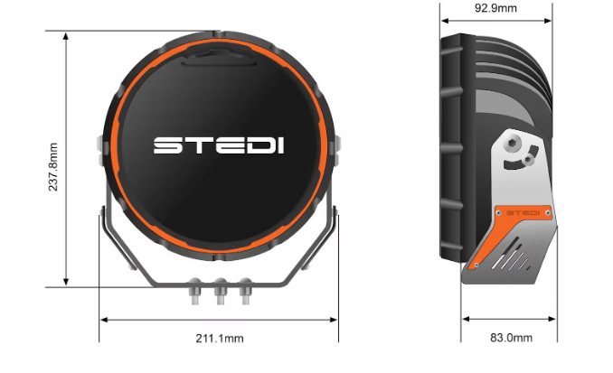 Type - X™ Sport Plus 8.5" - Mick Tighe 4x4 & Outdoor - Stedi - ST - 01 - SRT - 801 - Type - X™ Sport Plus 8.5"