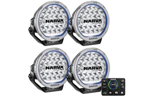 ULTIMA MK3 215 LED TRANSPORT DRIVING LIGHTS KIT - HYBRID (4 Kit) - Mick Tighe 4x4 & Outdoor - Narva - 71748 - ULTIMA MK3 215 LED TRANSPORT DRIVING LIGHTS KIT - HYBRID (4 Kit)