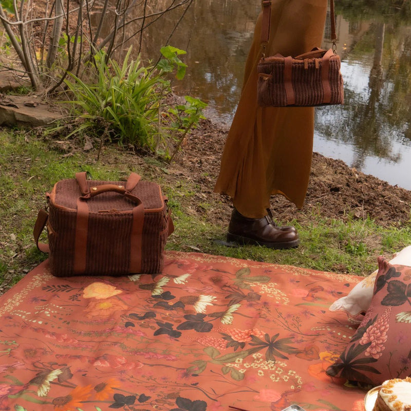 Wandering Folk Chocolate Cord Cooler Bag – Large - Mick Tighe 4x4 & Outdoor - Wandering Folk - WFCBLCCH -  - Wandering Folk Chocolate Cord Cooler Bag – Large