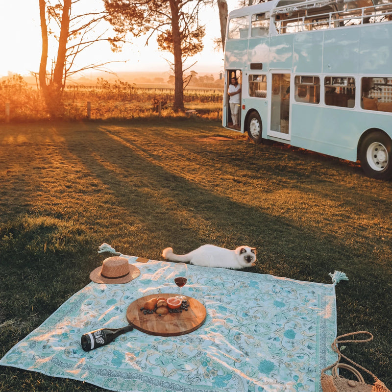 Wandering Folk Crystal Forest Picnic Rug - Mick Tighe 4x4 & Outdoor - Wandering Folk - WFCFPR-R -  - Wandering Folk Crystal Forest Picnic Rug