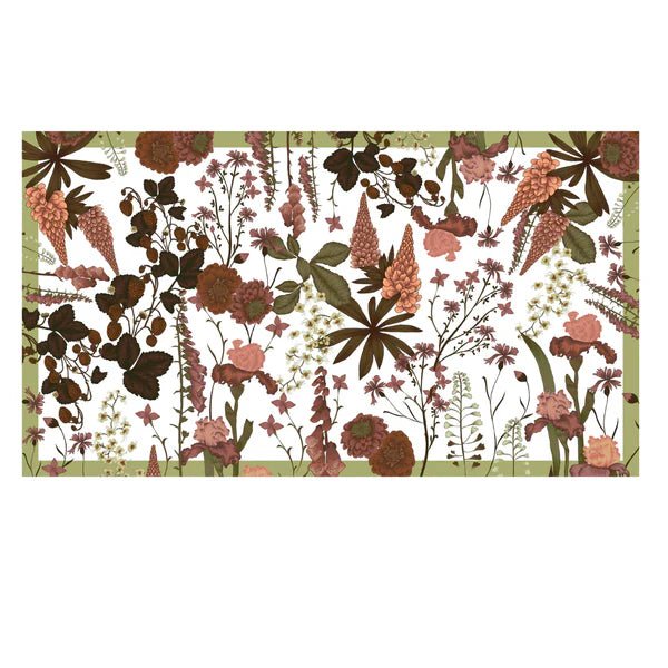 Wandering Folk Flourish Tablecloth – Berry - Mick Tighe 4x4 & Outdoor - Wandering Folk - WFTCFB -  - Wandering Folk Flourish Tablecloth – Berry