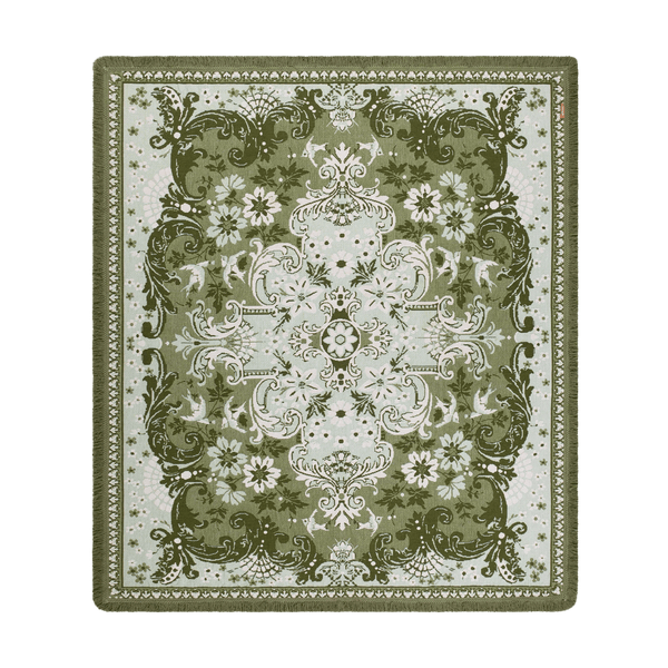 Wandering Folk Ornate Floral Throw – Fern - Mick Tighe 4x4 & Outdoor - Wandering Folk - WFWTOF -  - Wandering Folk Ornate Floral Throw – Fern