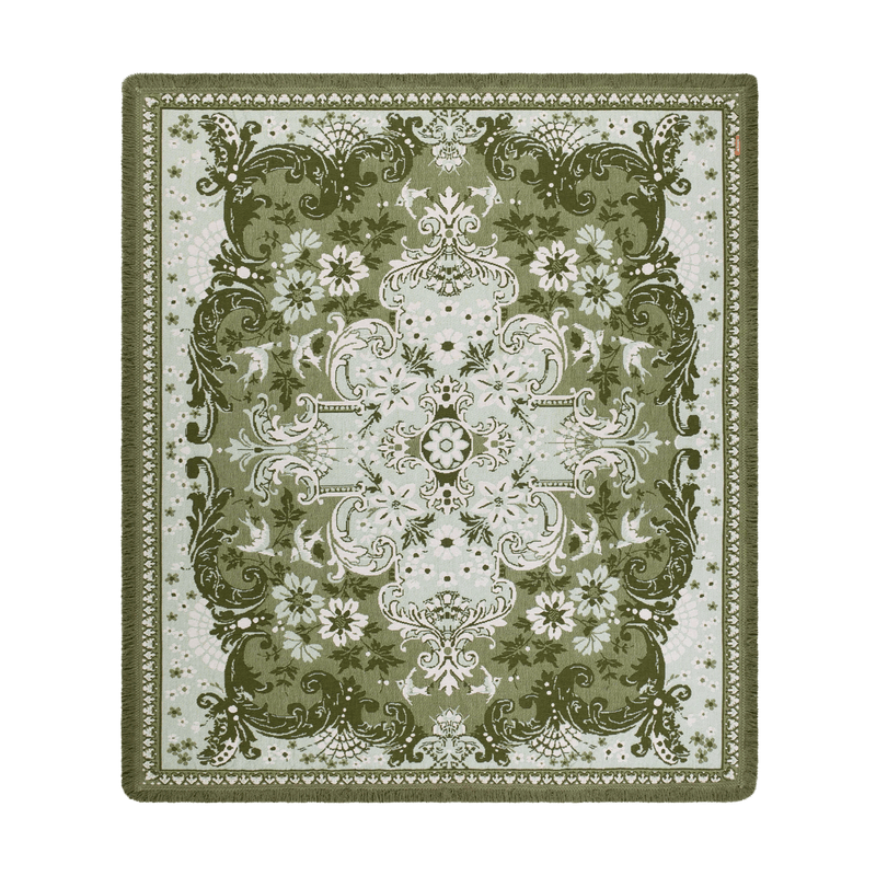 Wandering Folk Ornate Floral Throw – Fern - Mick Tighe 4x4 & Outdoor - Wandering Folk - WFWTOF -  - Wandering Folk Ornate Floral Throw – Fern