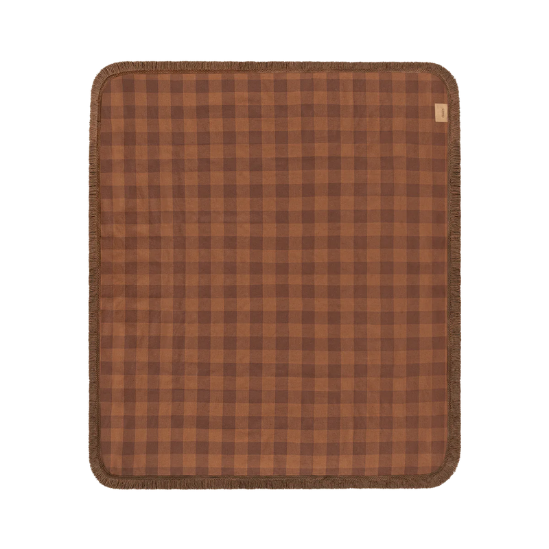 Carob Camp Picnic Rug | Hemp