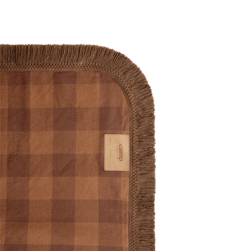 Carob Camp Picnic Rug | Hemp